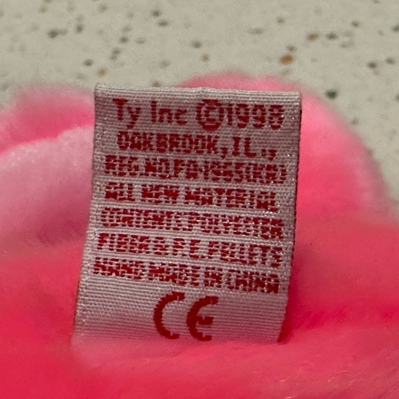 Vintage The Beanie Buddies Collection Ty 1998 Pink Flamingo Plush - Picture 5 of 7
